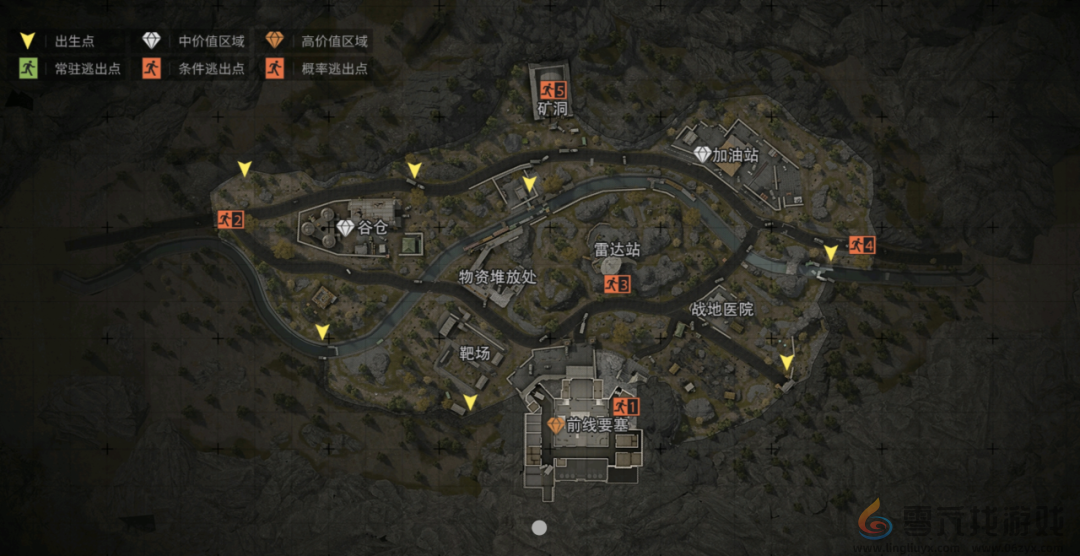 暗区突围要塞安全区地图介绍(图3) 暗区突围要塞安全区地图介绍(图3)
